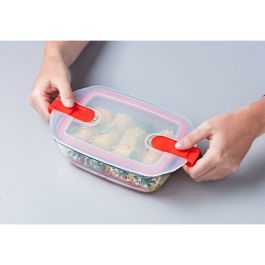 Pyrex COOK & HEAT Boîte Rectangulaire en Verre avec Couvercle 17 x 10 cm