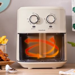 Friteuse à Air InnovaGoods Vynner Pro 6500 Crème 1700 W 6,5 L Acier inoxydable