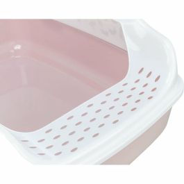 Bac à litière pour chats Trixie Delio Blanc Lila Plastique 38 × 20 × 50 cm