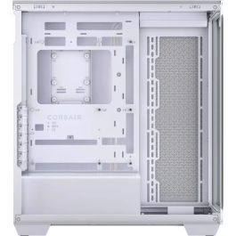 Corsair 3500X - Boîtier PC moyen-tour en verre trempé blanc - Compatible carte mère sans câbles