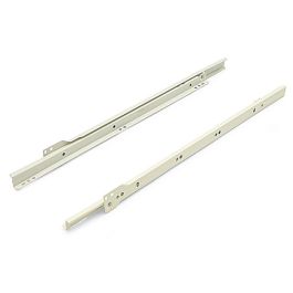 HERRAJES ALK Glissière de Tiroir Rodeo Acier Gris/Crème Amorti 550mm