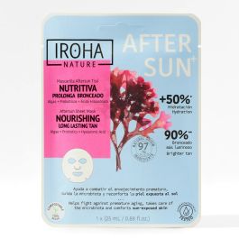 Iroha Masque Après-Soleil Hydratant aux Algues et Acide Hyaluronique - Prolongateur de Bronzage Anti-Âge (1 unité)