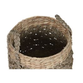 Panier décoratif Home ESPRIT Naturel Tropical 35 x 35 x 45 cm (2 Pièces)