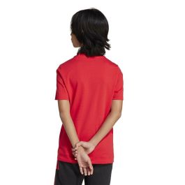 T shirt à manches courtes Enfant Adidas Camo Logo Rouge
