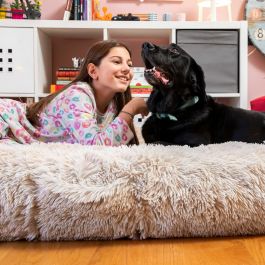 Lit de Chien pour Humains | Human Dog Bed XXL InnovaGoods Beige