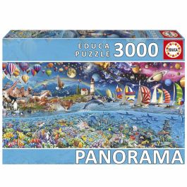 Puzzle Educa Panorama de la Vida 3000 Pièces
