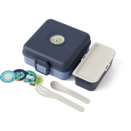 Monbento Lunch Box Snacky Bleu Infinity 850 ml - Boîte à sandwich enfant avec couverts - Sans BPA - Inclus étiquettes personnalisables Precio: 44.784. SKU: B1B64JF4QX