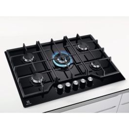 Electrolux Plaque de gaz KGG75362K 5 brûleurs 74 x 51 cm Noire
