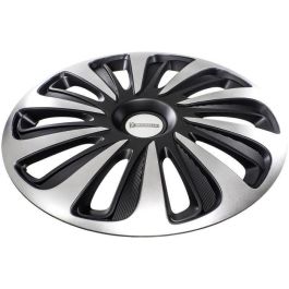 Michelin Tapacubos Rueda 16'' NVS 3D Negro ABS Bicolor Lote 4 Unidades