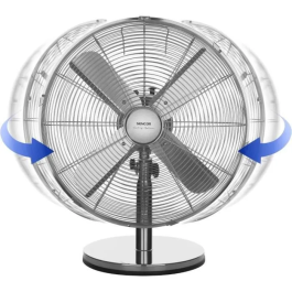 Sencor SFE 4040SL Ventilateur de bureau 40 cm 3 vitesses oscillation 90° inclinaison réglable protection surchauffe 50 W