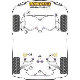 Silentblock Powerflex PFR5-306BLK Arrière