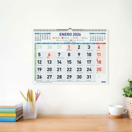 calendrier mural Finocam Multicouleur Papier 43 x 31 cm