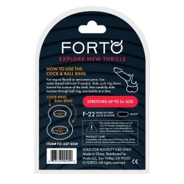 Anneau Pénis Forto Noir M