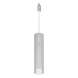 Hub USB Linq Byelements LQ49061 Blanc Gris