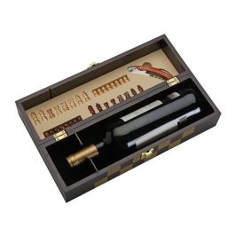 Set d'Accessoires pour Vin Versa Acier Plastique 7 x 7 x 32 cm