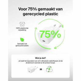 Chargeur mural Belkin WCA012KQ1MWH-B6 Blanc 25 W