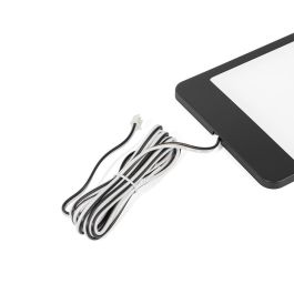 HERRAJES ALK Lampara PANELED PIR 5W LED Luz Natural 4000K Con Sensor IR Negro