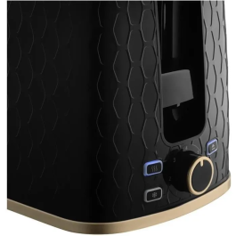 Sencor Grille-pain STS 7201BK - Grille-pain électronique 930W avec 7 niveaux, dégivrage, centrage automatique, tiroir ramasse-miettes - Noir