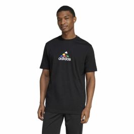 T-shirt à manches courtes homme Adidas House Of Tiro Nations Graphic Noir