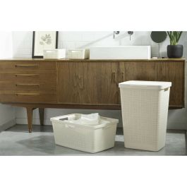 Curver Coffre à Linge en Jute 58 L - Beige