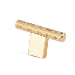 Viefe Pommeau Graf Mini T en Aluminium, Finition Laiton Foncé