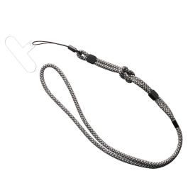 Cordon pour téléphone mobile Muvit for Change Noir Blanc