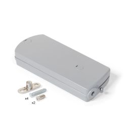 Emuca Mécanisme de porte Relevable Microwinch, 4kg, acier et plastique, gris