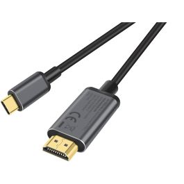 Digitus USB-C > HDMI (ST-ST) 1,8m Adapterkabel 4K UHD 30Hz Black