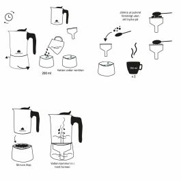 Cafetière Italienne Bialetti 0001163 Aluminium 6 Tasses