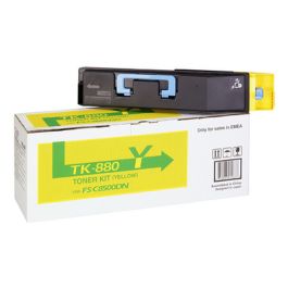 Toner original Kyocera TK-880Y Jaune