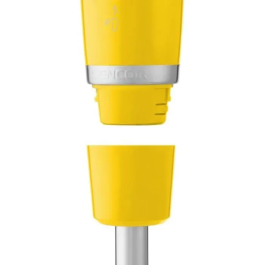 Sencor SHB 4466YL-EUE3 Mixeur Plongeant 1000W avec Fonction Ice Crash, 6 Lames en Titane, Bocal 700ml, Hachoir 500ml et Fouet, Jaune