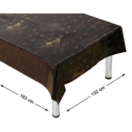 Mantel Rectangulaire 183x132 cm à Motifs Occultes (Symboles Ouija et Pentacles) pour Décoration Thématique, Fêtes, Halloween - 183 * 132 cm Precio: 10.6899996. SKU: B159RCFCXZ