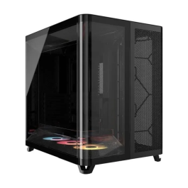 Corsair AIR 5400 RS-R - Boîtier PC Gamer Mid-Tower Noir avec Façade en Verre Trempé et 4 Ventilateurs ARGB à Rotor Inversé - Refroidissement Triple Chambre Precio: 354.66. SKU: B1H2G8RPFG