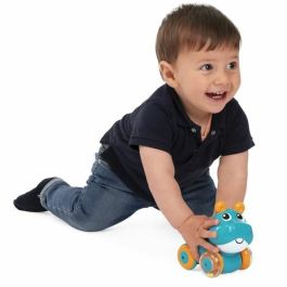 Chicco Hippo Sprint&Go - Trotteur bébé avec poussette évolutive - Bleu et orange - À partir de 6 mois