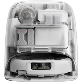 DJI ROMO P - Robot Aspirateur Laveur avec Station - Design Transparent - 25 000 Pa - Détection au millimetre - 200 j sans Entretien