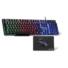 The G-Lab COMBO CHROMIUM EX - Pack Gamer 4-en-1 filaire - Clavier membrane silencieux, souris, tapis de souris - Noir Precio: 58.848. SKU: B14FDLJZV6