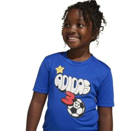 Ensemble de Sport pour Enfants Adidas LK Training-Essentials Fun Bleu 2 Pièces