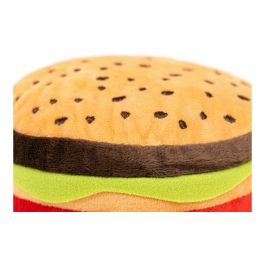 Jouet pour chien en peluche Gloria Hamburdog Multicouleur Polyester polypropylène Hamburgers 14 x 6 cm