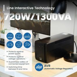 Système d'Alimentation Sans Interruption Interactif Ewent EW3997 720 W