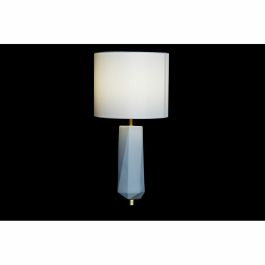 Lampe de bureau DKD Home Decor 8424001847242 33 x 33 x 67 cm Céramique Doré Métal Blanc 220 V 50 W