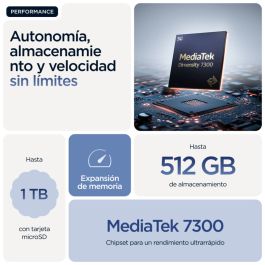 Smartphone Motorola XT2505-1 6,67" Octa Core 12 GB RAM 512 GB Bleu