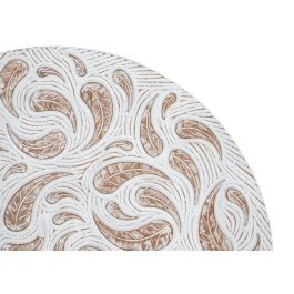 Giner y Colomer - Panneau décoratif en MDF décapé blanc, 120 cm x 120 cm x 3 cm, bois MDF couleur naturel