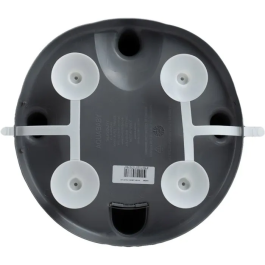 Aquababy - Siège de bain évolutif avec 3 jeux éducatifs, pour bébés de 7 à 16 mois, confortable et sécurisé - Gris taupe