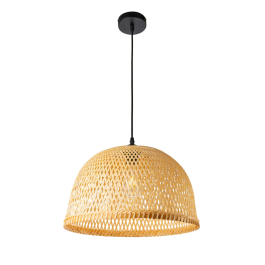 Lampe Suspendue Castellon de la Plana en Rotin Style Boho-Chic SKD-P80120