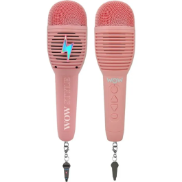 Kids Licensing Micro Wow Generation pour Enfants dès 6 ans, Rose, Chant avec Accessoires, Bluetooth et Batterie Rechargeable