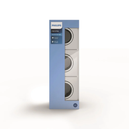 Philips Donegal Lot de 3 Spots Encastrés Carrés Finition Cromée GU10