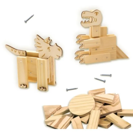 Ses Creative Kit de carpintería Dinosaurios SES8710341009427