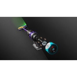 Dyson Gen5Detect Absolute Kabelloser Staubsauger (Rot/Silber/Türkis)