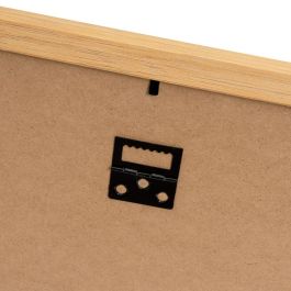 Cadre photo Blanc Naturel Verre Bois MDF