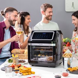 Friteuse à Air InnovaGoods Fryinn Pro Max 12000 Noir 1800 W 12 L Acier inoxydable